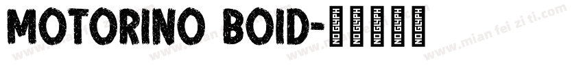 Motorino Boid字体转换